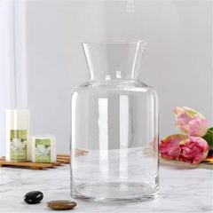 Bình thủy tinh cắm hoa cổ rộng