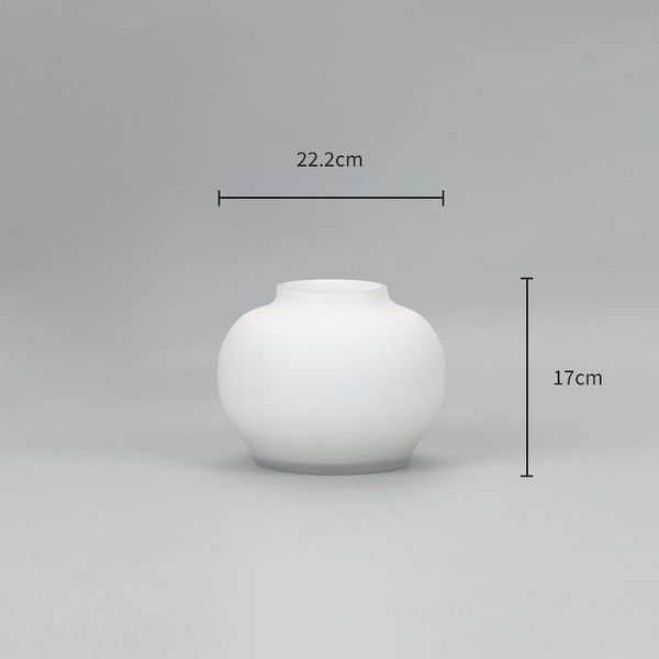 Bình thủy tinh bầu dục phong cách Nhật Bản