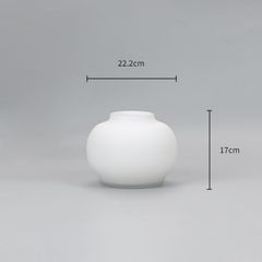 Bình thủy tinh bầu dục phong cách Nhật Bản