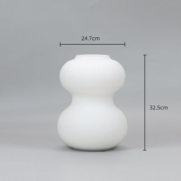 Bình thủy tinh bầu dục phong cách Nhật Bản