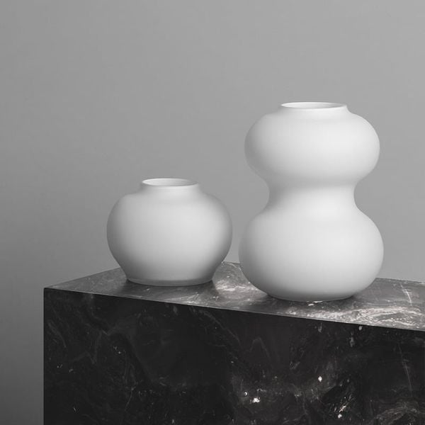 Bình thủy tinh bầu dục phong cách Nhật Bản