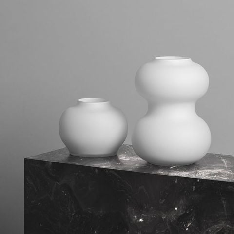 Bình thủy tinh bầu dục phong cách Nhật Bản