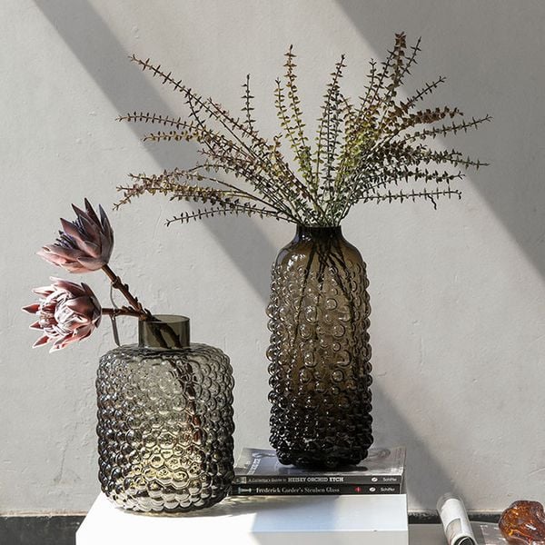 Bình thuỷ tinh cắm hoa Bubble trang trí