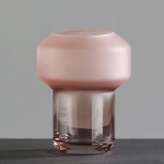 Bình thủy tinh cây nấm hồng