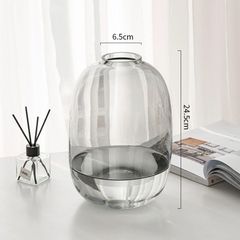 Bình thuỷ tinh cắm hoa quả trứng rồng