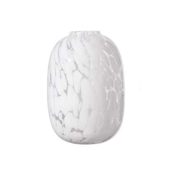 Bình thủy tinh cắm hoa sữa bò