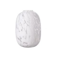 Bình thủy tinh cắm hoa sữa bò