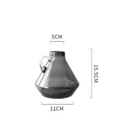 Bình thuỷ tinh cắm hoa có quai NX3223