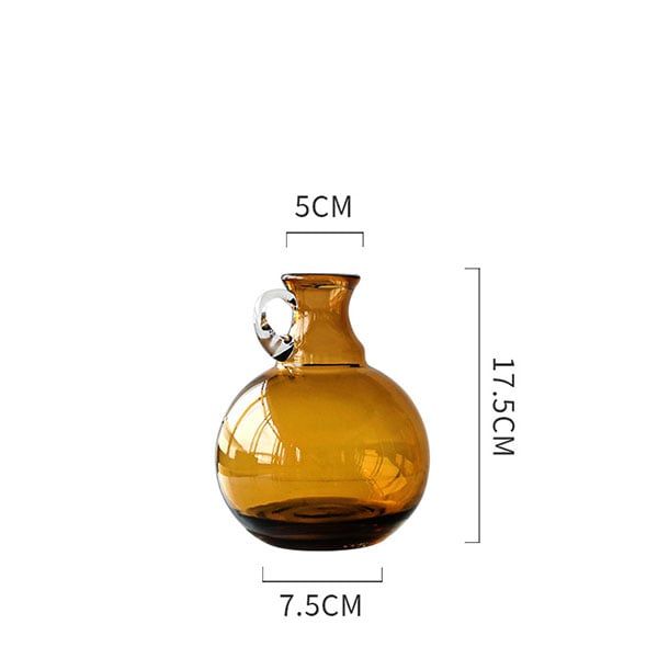 Bình thuỷ tinh cắm hoa có quai NX3223