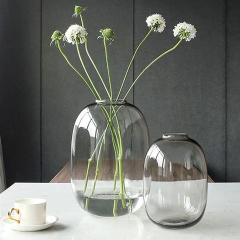 Bình thuỷ tinh cắm hoa hình quả trứng rồng