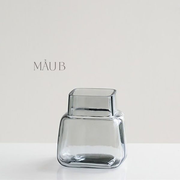 Bình thuỷ tinh cắm hoa trang trí NX107