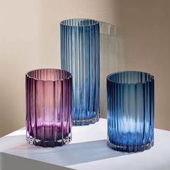 Bình thủy tinh vân sọc Bắc Âu hiện đại N1257