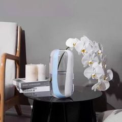 Bình thuỷ tinh vân sọc trắng Bắc Âu