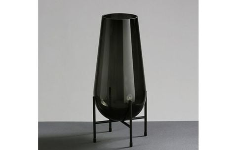 Bình thủy tinh xám kèm chân đế