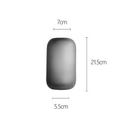 Bình thủy tinh mờ cắm hoa trang trí