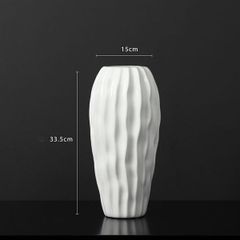 Bình sứ ceramic vân lượn sóng trang trí