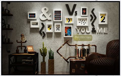 Bộ 10 khung hình V5 trang trí phòng khách