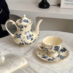 Bộ ấm trà chiều hoa xanh Anh Quốc