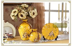 Bộ bình đĩa gốm ( nhiều mẫu )