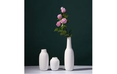 Bộ bình gốm ceramic trang trí NX02