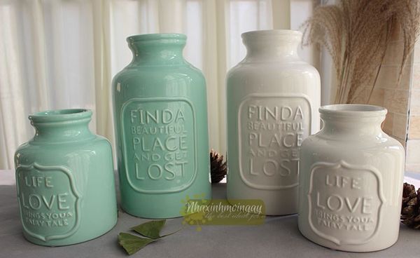 Bộ bình sứ Finda Life