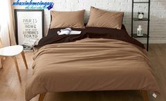 Bộ ra trải giường trơn nhiều màu