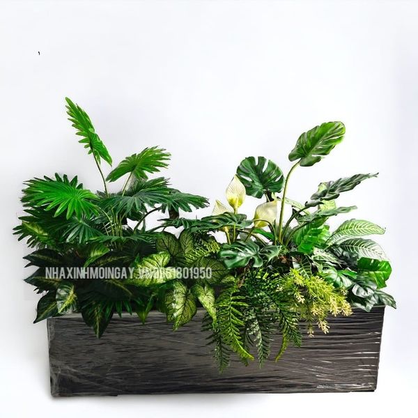 Bồn cây giả trang trí văn phòng TC002