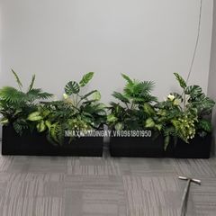 Bồn cây giả trang trí văn phòng TC002