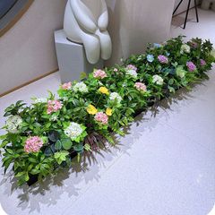 Bồn cây hoa giả trang trí