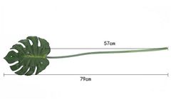 Cành lá xẻ giả cao cấp trang trí