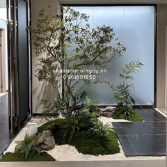 Cây bàng Đài Loan giả trang trí cao 3 mét