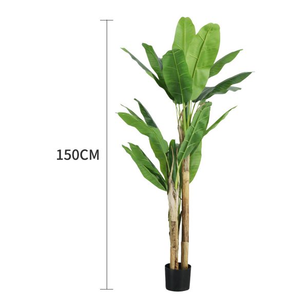 Cây chuối kiểng giả trang trí nội thất