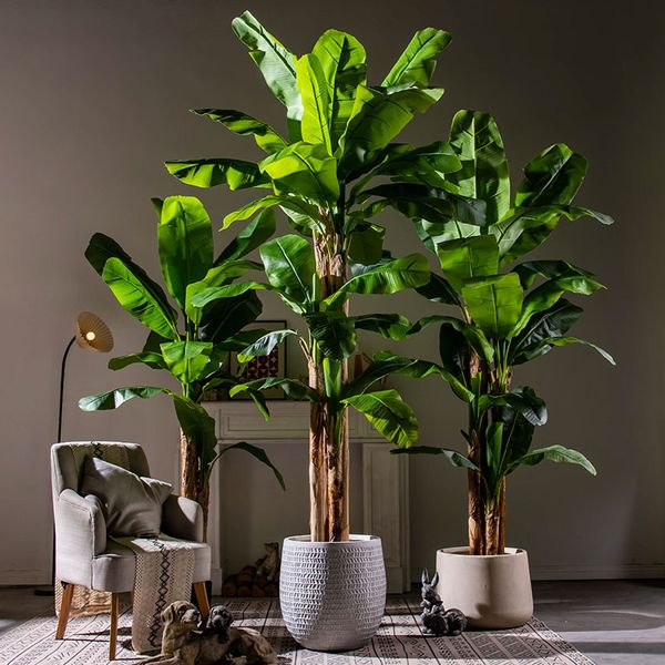 Cây chuối kiểng giả trang trí nội thất