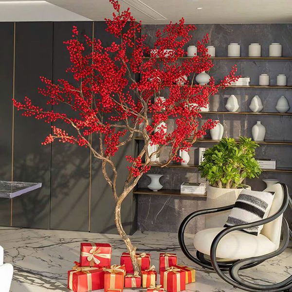 Cây đào đông giả trang trí