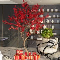 Cây đào đông giả trang trí