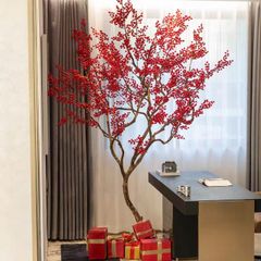 Cây đào đông giả trang trí