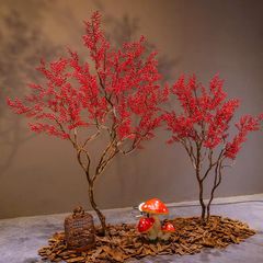 Cây đào đông giả trang trí