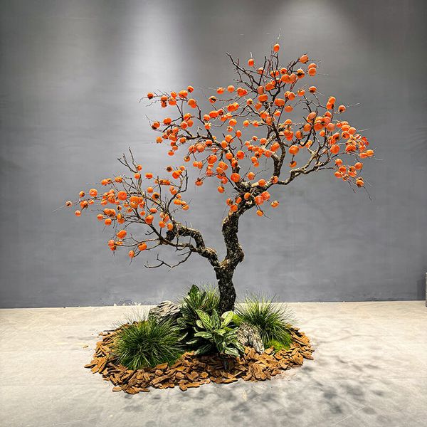 Cây quả hồng giả trang trí cao trên 2 mét