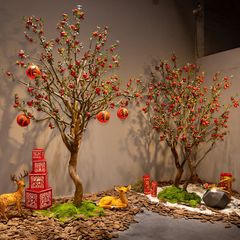 Cây lựu giả size lớn đẹp như thật