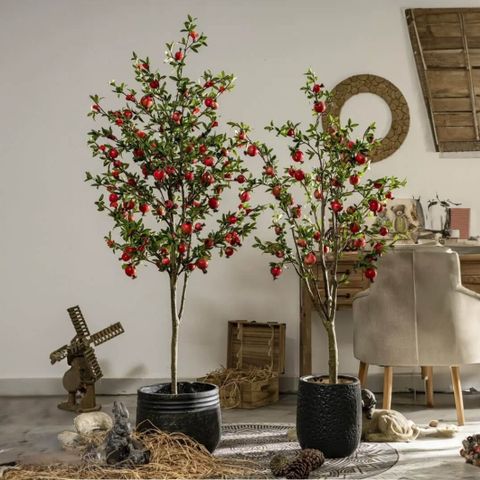 Cây lựu giả trang trí cao 180 cm