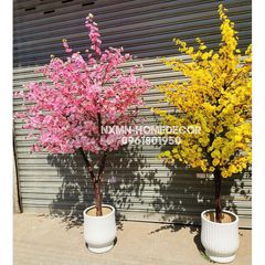 Cây mai giả trang trí tết