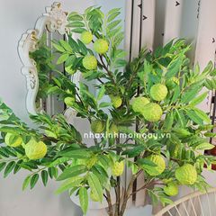 Cây mãng cầu Đài Loan giả trang trí cao 165 cm