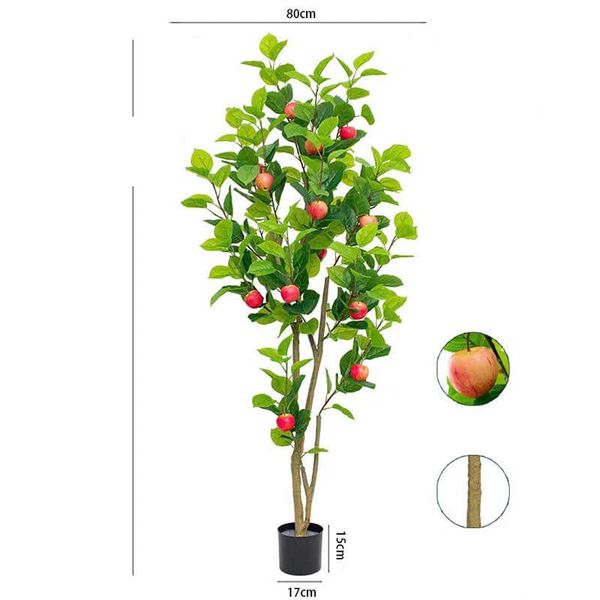 Cây táo giả trang trí (loại quả to)