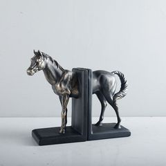 Chặn sách trang trí ngựa đồng cổ điển