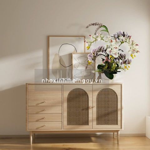 Chậu lan hồ điệp giả trang trí MM06