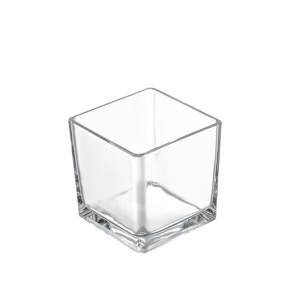 Chậu thủy tinh vuông trong suốt đa năng