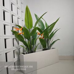 Tiểu cảnh thiên điểu giả trang trí