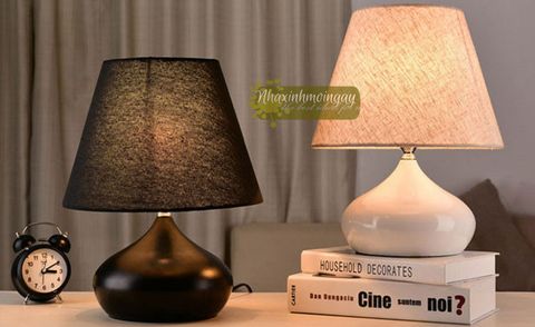 Đèn ngủ đế kim loại