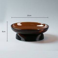 Đĩa thủy tinh đựng trái cây kiểu hiện đại