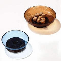 Đĩa thủy tinh đựng trái cây kiểu hiện đại